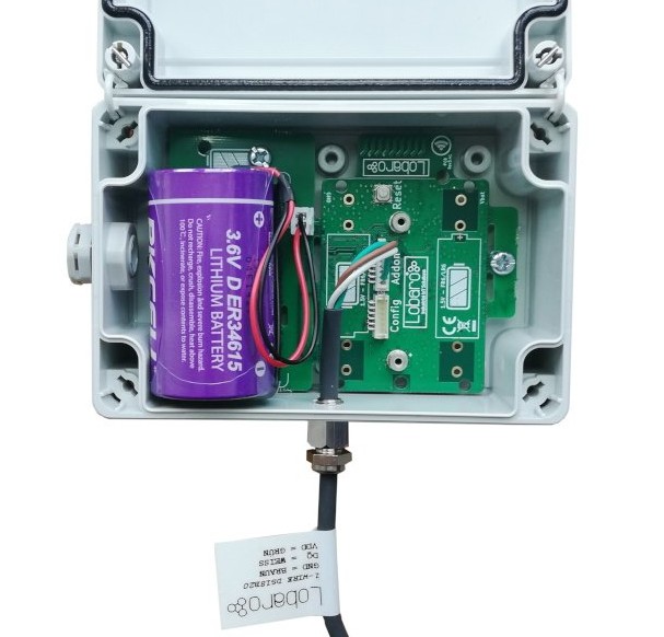 Opened Multi Temperature Sensor Box