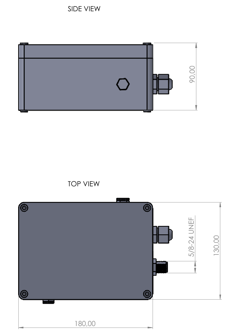 Dimensions LOB-GW-DINRAIL-HYB-WMBUS-C