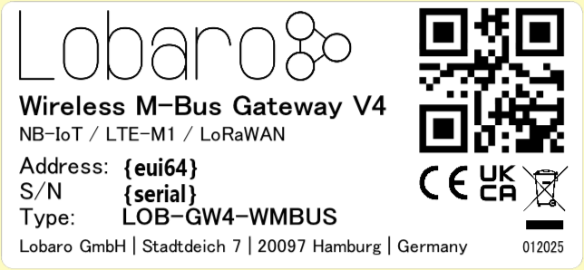 Label Wireless M-BUS Gateway V3 (Battery)