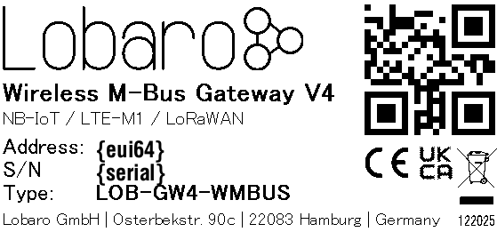 Label Wireless M-Bus Gateway V3 (Battery)