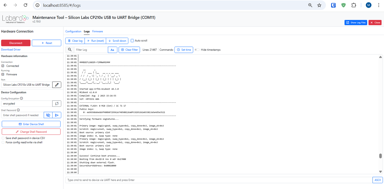 Lobaro Configuration Tool