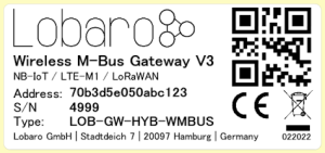 Label Wireless M-BUS Gateway V3 (Battery)