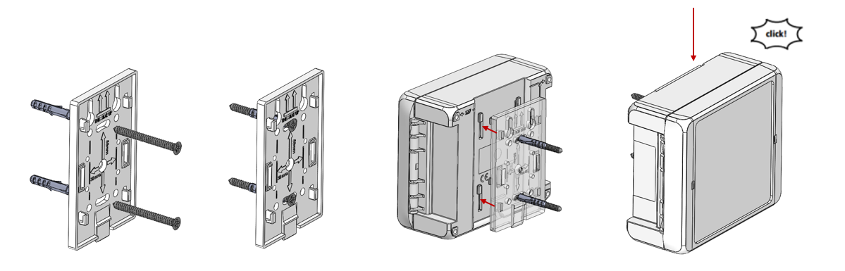 LoCube wall mount installation steps