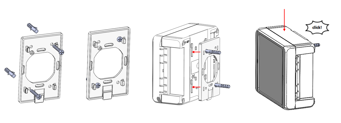 Wireless M-BUS Gateway V4 (Wandhalter)