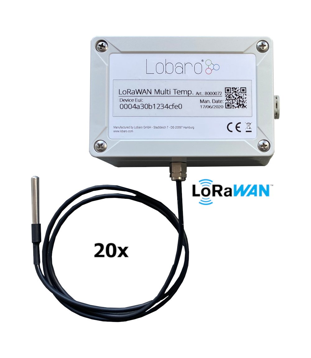 Lobaro Multi Temperature Sensor Box LoRaWAN